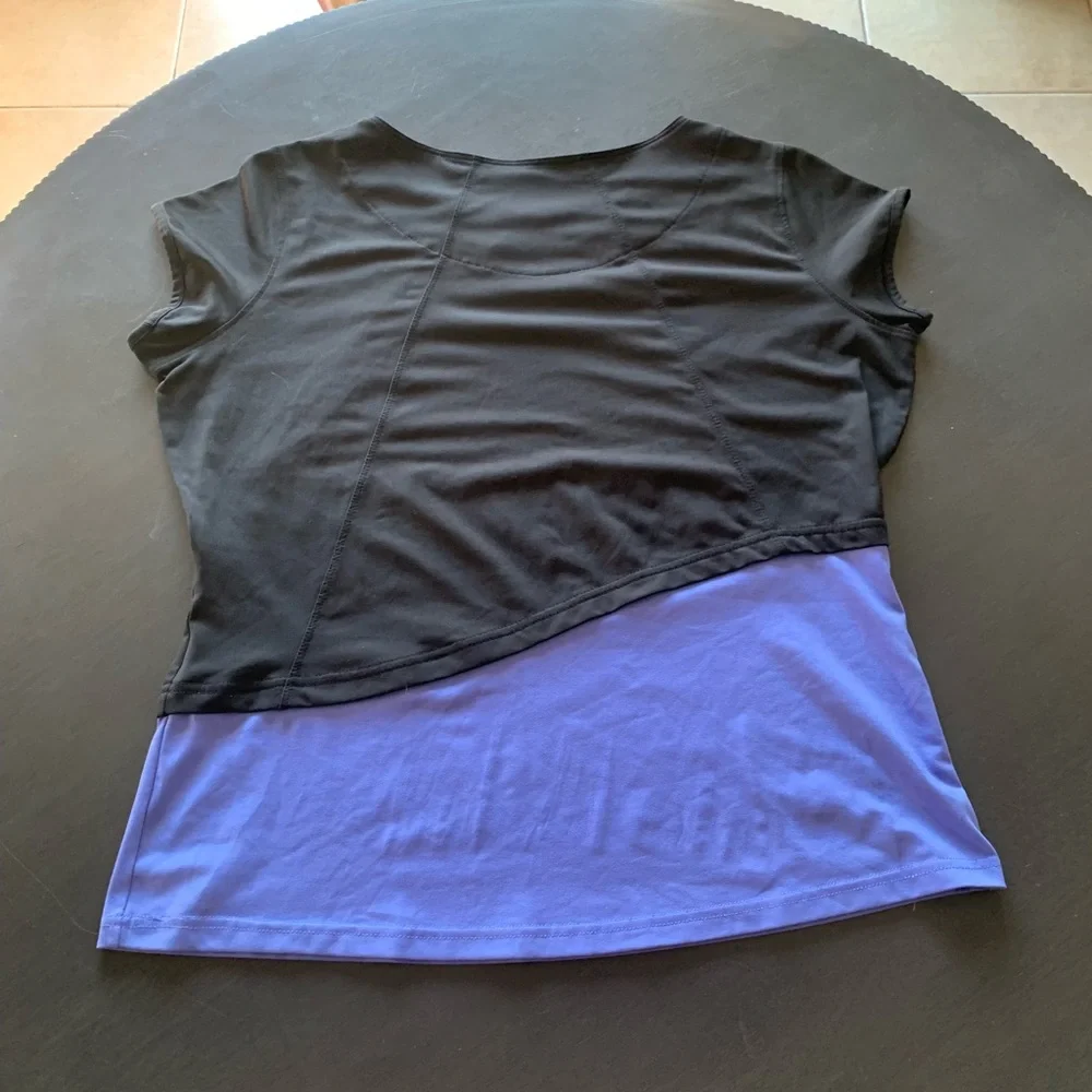 Bollé Black And Purple Polyester Athletic Short Sleeve T-shirt Women’s XL - Picture 5 of 7